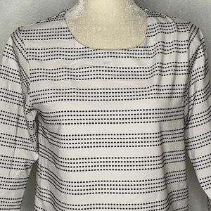 Blast Studio White 3/4 Sleeves with Black Dots 8PE